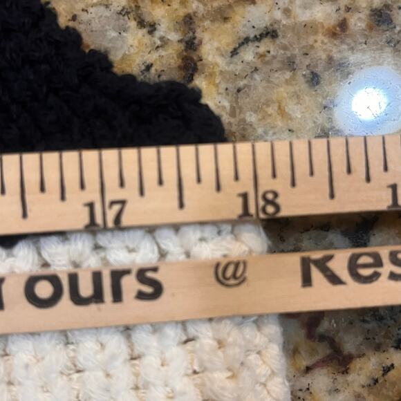 ZARA Women Medium Chunky Academia Artsy Black And White Wide Stripe Sweater Vest - Picture 6 of 6